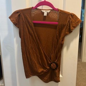 Banana Republic linen shirt petite XXS